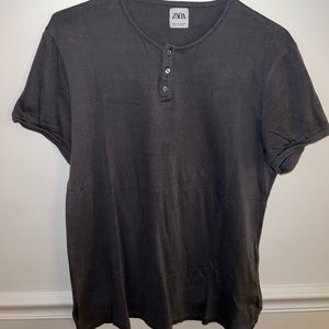 Zara Henley T Shirt